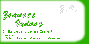 zsanett vadasz business card