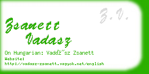 zsanett vadasz business card